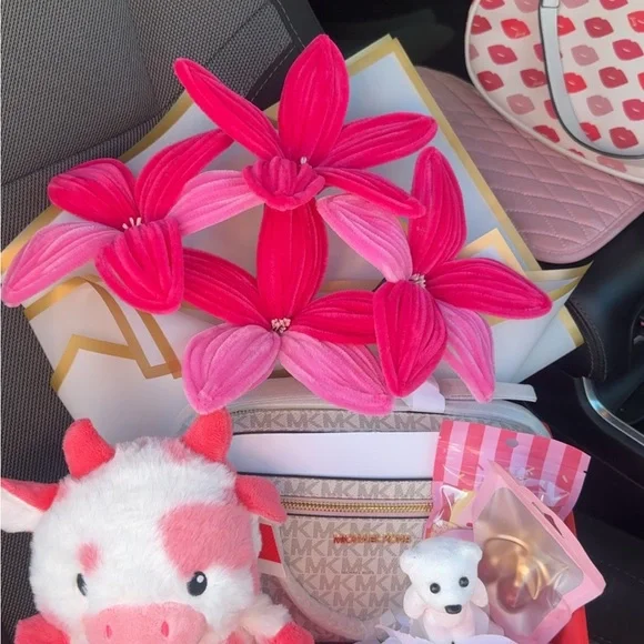 Michael Kors Valentine’s Day Purse gift basket🧸💌 - Picture 3 of 6